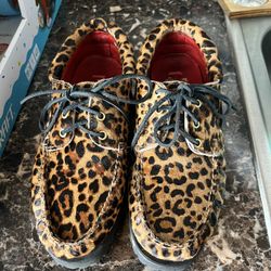 Supreme X Timberland Cheetah Print Shoes