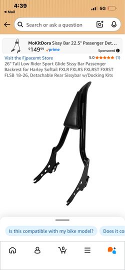 Sissy bar