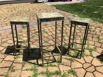Three side table stands
