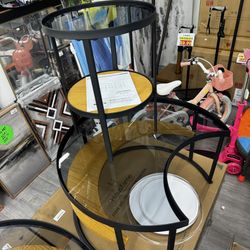 Coffee Table, Nesting Coffee Tables Set of 2, Glass Coffee Table for Living Room Bedroom, Luxurious Modern Living Room Nesting Tables, Center Table fo