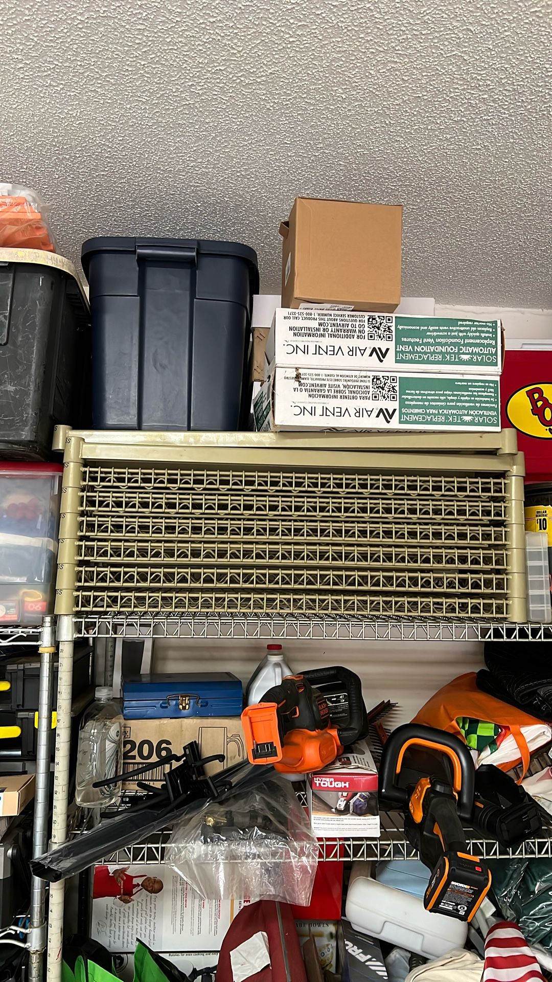 Gold Metro Shelves