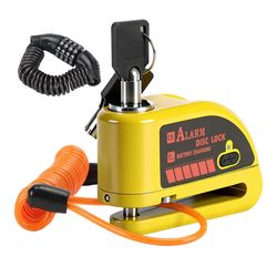 Disk brake lock for motorcycles or bicycles