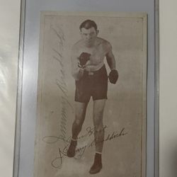 Boxer Jim Braddock Signed Postcard