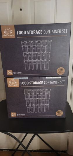 Chef's Path 24-Piece Food Storage Container Set x2