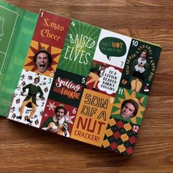Elf The Movie 12 Days Of Socks Christmas Gift Set