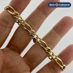 14k Gold Figaro Bracelet
