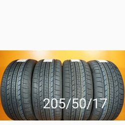 4 New Tires For Sale 205/50/17 We Service Motorcycle Tires