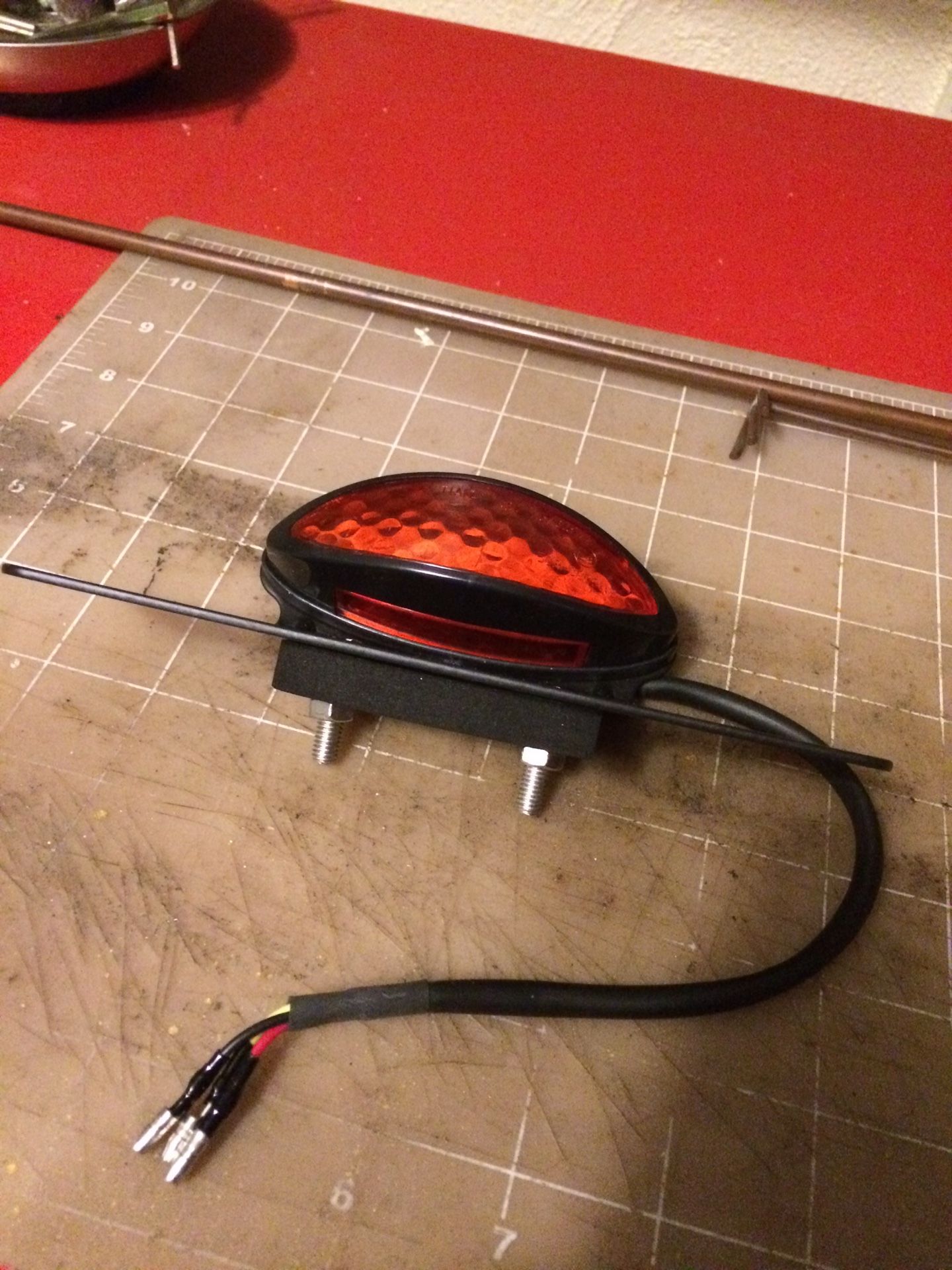 Motorcycle tail light brake light