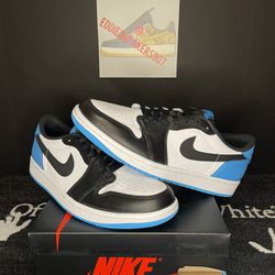 Nike Air Jordan 1 Low OG UNC Powder Blue Men's Size 10