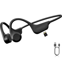 Bone Conduction Headphones Bluetooth, Open Ear Headphones Sports Wireless Earphones, Bluetooth Headphones with Built-in Mic,Up to 8 Hours Playtime,Run