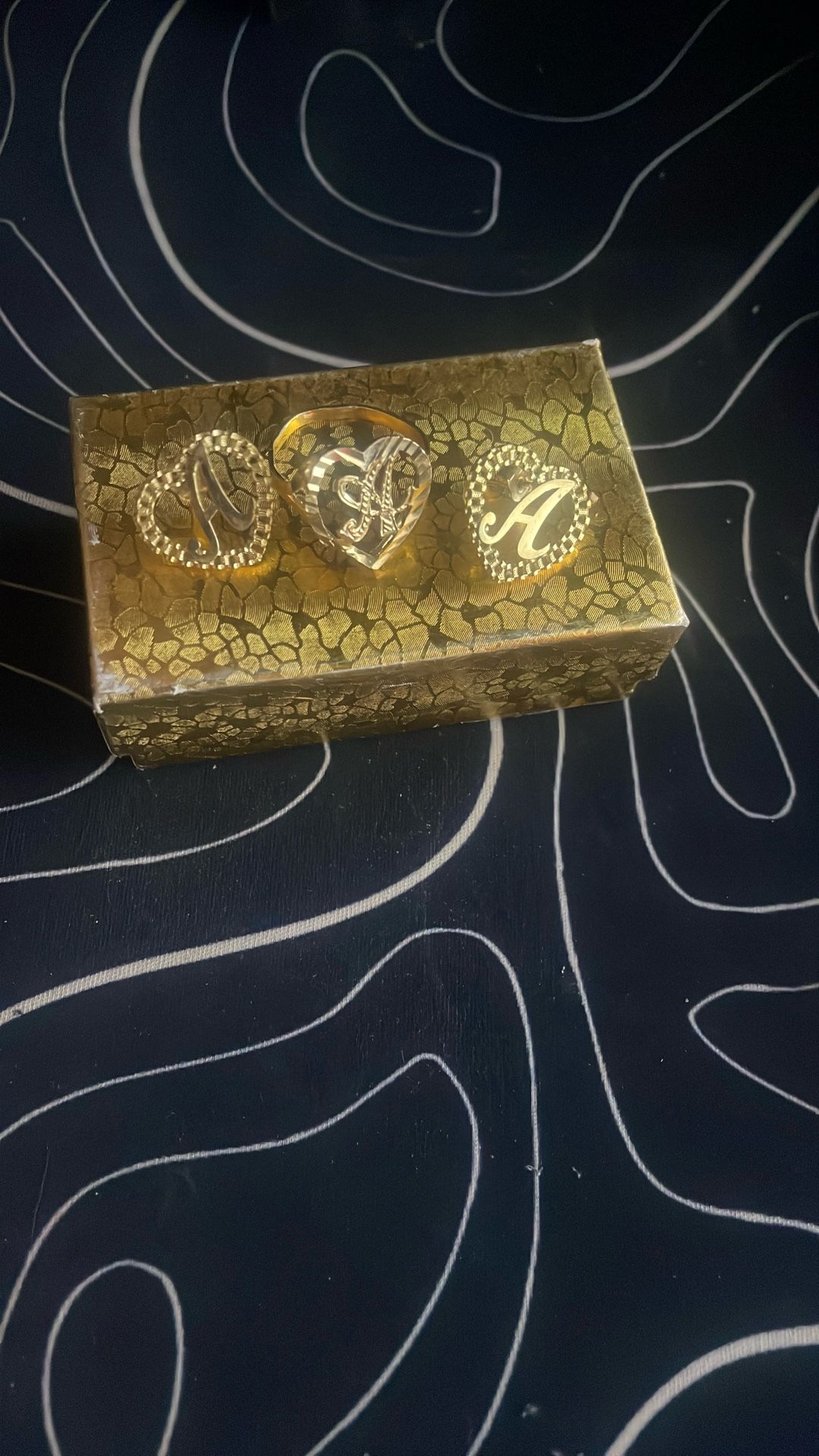 A Initial Set 10k Gold 