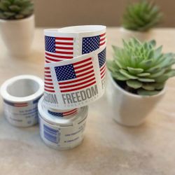 5 Rolls 🇺🇲 US Flag 2024 USPS Forever® Postage Stamps