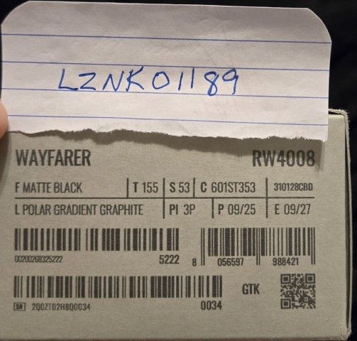 New Unopened Rayban Meta Wayfarers