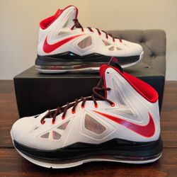 Nike LeBron X Miami Home Basketball Shoes