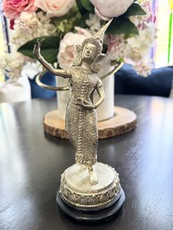 Antique Silver Thai Dancing Figure