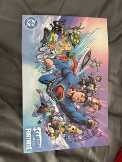 Superman x Fortnite Poster SDCC 25