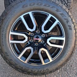2026 NEW OEM ORIGINAL TAKEOFFS GMC SIERRA AT4 TIRES GOODYEAR ALL-TERRAIN NEW 100 % $ 1650 