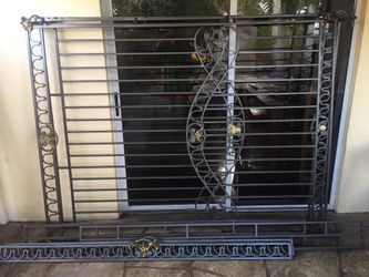 Queen metal bed frame with hardware screws
