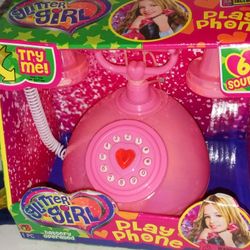 Glitter Girl play phone