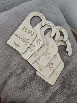 Baby Clothes closet Tags