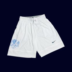 Nike Dri-Fit North Carolina UNC White Fast Break Shorts Men’s Large NWT