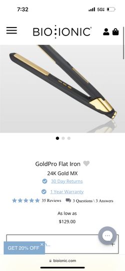 Bionic hair Straightener