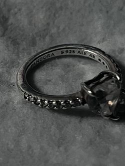 Double Heart Sparkling Ring — From Pandora