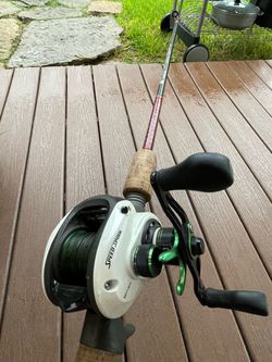 Fishing bait caster combo$65