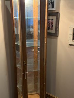 6ft Wooden Curio Cabinet 