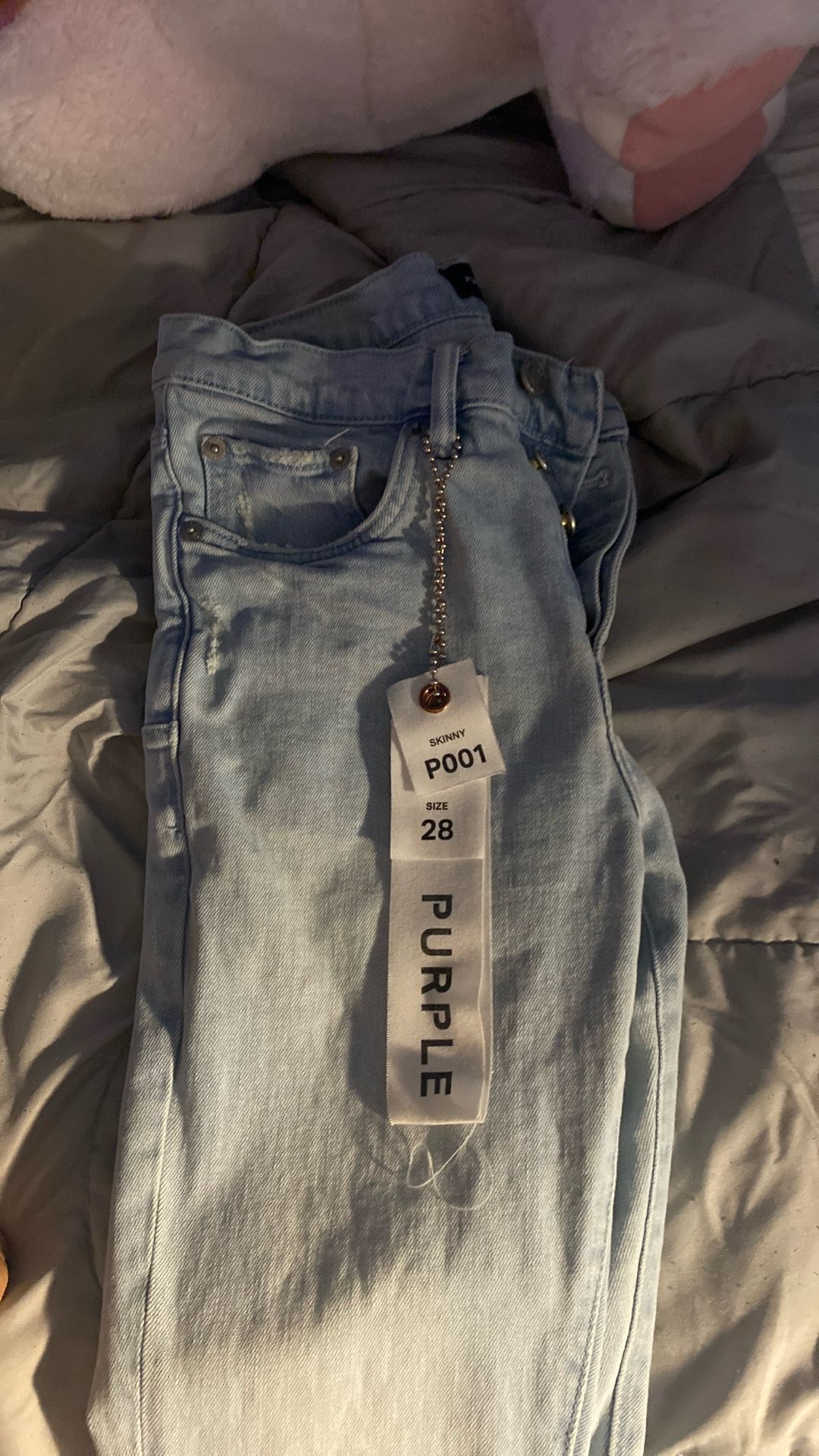 Purple Jeans Size 28 P001 Skinny 
