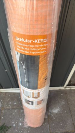 Schluter kerdi membrane waterproof