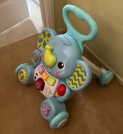 Baby Elephant Push Walker Toy