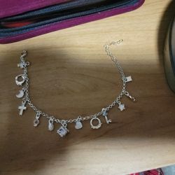 8 Inch Sterling Silver Charm Bracelet Sterling Silver