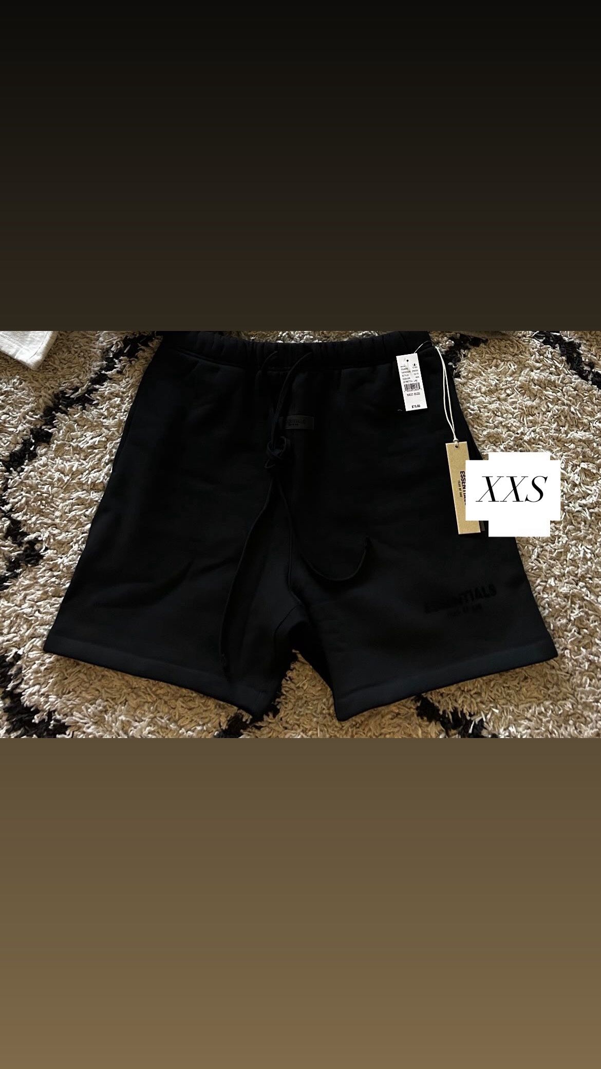 Black Essentials Shorts