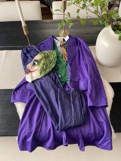 Joker kids costume 8/10 years