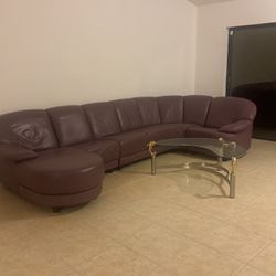 Sofa With Free Coffee Table