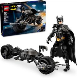 LEGO Super Heroes: Batman Construction Figure and the Bat-Pod Bike Lego 76273