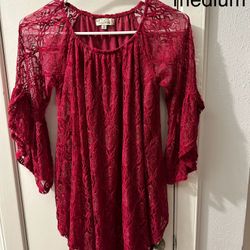 Red Violet Blouse