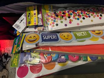 Classroom Bulletin Board Borders and Decorations $8 each