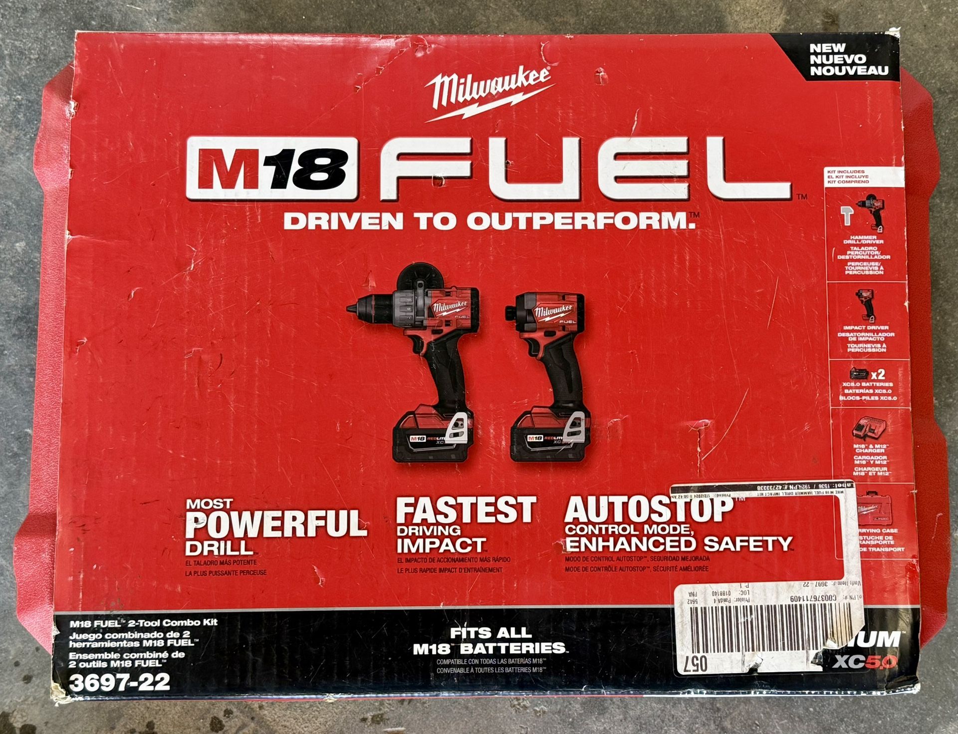 Milwaukee Drill/driver Combo Pack New
