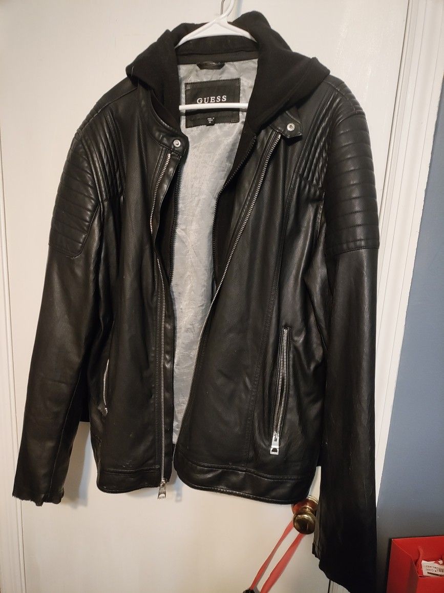 Guess Leather Jacket 
