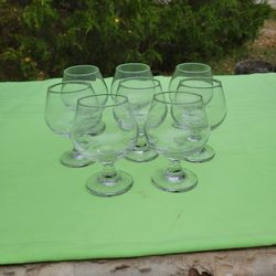 Set Of 8 Brandy Snifters