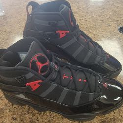 NIKE  AIR JORDAN  6 RINGS BLACK/ FIRE 🔥