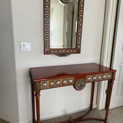 Console and Mirror 