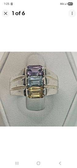 STERLING RING.