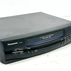 Panasonic PV-8450 BLUE LINE 4 Head Omnivision VHS VCR Tested Working