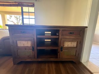 New Condition Brown Entertainment Stand