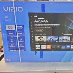 65  tv  Vizio smart 4k hdtv $55 down on Finacing free delivery 6 month warranty 