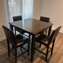 High Top Table Dining Set