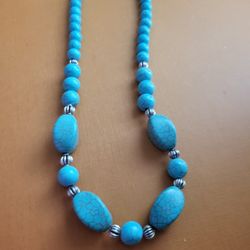 turquoise stone necklace